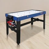 4FT 12-in-1 Combo Games Tables Foosball Soccer Basketball Hockey Pool Table Tennis - Close-Up Angle