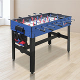 4FT 12-in-1 Combo Games Tables Foosball Soccer Basketball Hockey Pool Table Tennis - Low Angle