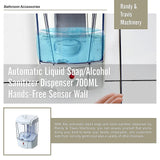 Automatic Liquid Soap/Alcohol Sanitizer Dispenser 700ML Hands-Free Sensor Wall - Extra Image