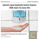 Automatic Liquid Soap/Alcohol Sanitizer Dispenser 700ML Hands-Free Sensor Wall - Extra Image