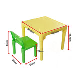 Kids Table and Chairs Play Set Toddler Child Toy Activity Furniture In-Outdoor - Extra Image