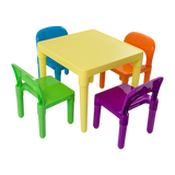 Kids Table and Chairs Play Set Toddler Child Toy Activity Furniture In-Outdoor - Extra Image
