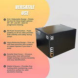 3 IN 1 Foam Plyo Games Plyometric Jump Box - Extra Image