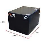 3 IN 1 Foam Plyo Games Plyometric Jump Box