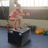 3 IN 1 Foam Plyo Games Plyometric Jump Box - Front View
