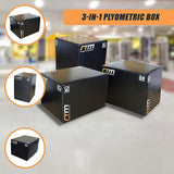 3 IN 1 Foam Plyo Games Plyometric Jump Box - Close-Up Angle