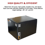 3 IN 1 Foam Plyo Games Plyometric Jump Box - Extra Image