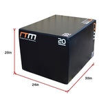 3 IN 1 Foam Plyo Games Plyometric Jump Box - Extra Image