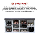 Shoe Cabinet Bench Shoes Storage Rack Organiser Wooden Shelf Cupboard Box - Extra Image
