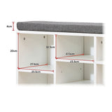 Shoe Cabinet Bench Shoes Storage Rack Organiser Wooden Shelf Cupboard Box - Extra Image