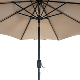 9FT Patio Umbrella Outdoor Garden Table Umbrella with 8 Sturdy Ribs - Extra Image