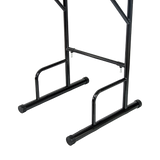Adjustable Power Tower Dip Bar Pull Up Stand Fitness Station - 45-Degree Angle