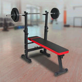 Folding Flat Weight Lifting Bench Body Workout Exercise Machine Home Fitness - Front View