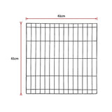 24 8 Panel Pet Dog Playpen Puppy Exercise Cage Enclosure Fence Play Pen