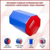 Octagon Tumbler Gymnastics Mat Exercise Floor Dance Yoga Training - Side View