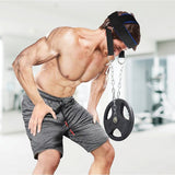 Head Harness Neck Support Lifting Weightlifting Strap - Front View
