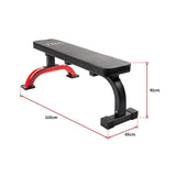 Fitness Flat Bench Weight Press Gym Home Strength Training Exercise - Extra Image
