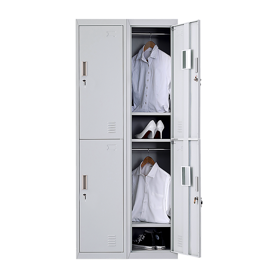 Four-Door Office Gym Shed Storage Locker, image 6
