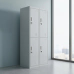 Four-Door Office Gym Shed Storage Locker, Storage