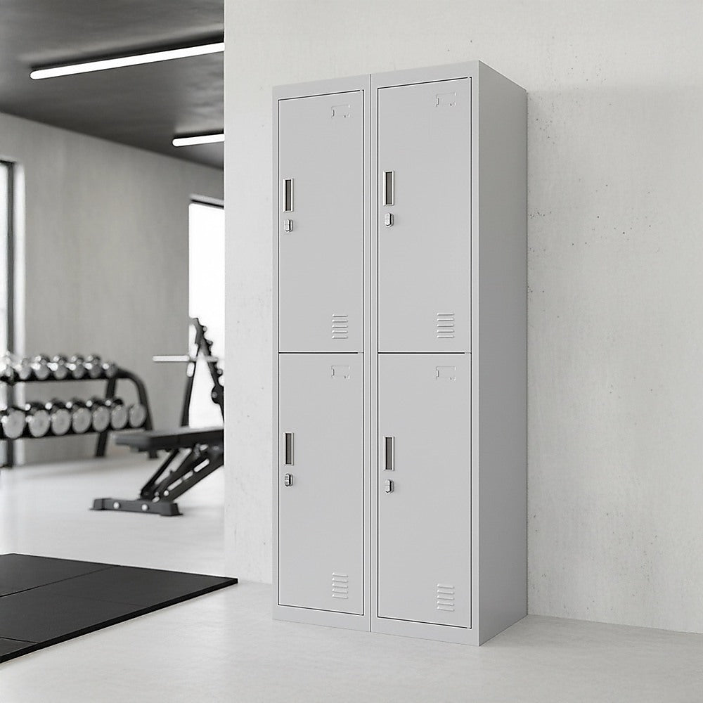 Four-Door Office Gym Shed Storage Locker