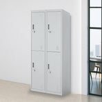 Four-Door Office Gym Shed Storage Locker, Storage