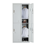 Four-Door Office Gym Shed Storage Locker, image 6