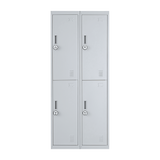 Four-Door Office Gym Shed Storage Locker - Rear View