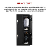 Four-Door Office Gym Shed Storage Locker - Extra Image