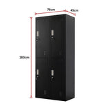 Four-Door Office Gym Shed Storage Locker - Extra Image
