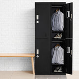 Four-Door Office Gym Shed Storage Locker - Extra Image
