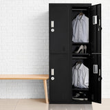 Four-Door Office Gym Shed Storage Locker - Extra Image