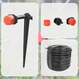 50M Hose Garden Irrigation System Plant Watering DIY Micro Drip Kits - Close-Up Angle