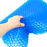 Gel Chair Seat Cushion For Lower Back Pain Pressure Relief Wheelchair Car Office - Top-Down View