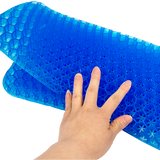 Gel Chair Seat Cushion For Lower Back Pain Pressure Relief Wheelchair Car Office - Rear View