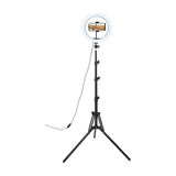 10" LED Selfie Ring Light with 1.6M Tripod Stand Phone Holder Photo Live Makeup