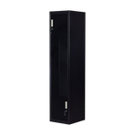 Black Two-Door L-shaped Office Gym Shed Storage Lockers