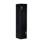 Black Two-Door L-shaped Office Gym Shed Storage Lockers