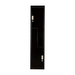 Black Two-Door L-shaped Office Gym Shed Storage Lockers