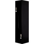 Black Two-Door L-shaped Office Gym Shed Storage Lockers