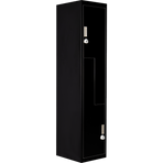 Black Two-Door L-shaped Office Gym Shed Storage Lockers, image 6