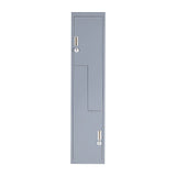 Grey Two-Door L-shaped Office Gym Shed Storage Lockers