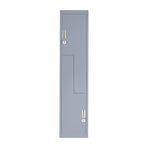 Grey Two-Door L-shaped Office Gym Shed Storage Lockers