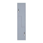 Grey Two-Door L-shaped Office Gym Shed Storage Lockers, image 4