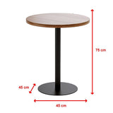Steel Round 45cm Restaurant Cafe Office Table Base Leg