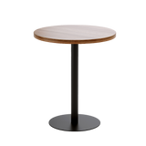 Steel Round 45cm Restaurant Cafe Office Table Base Leg - Top-Down View