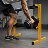 2 Tier Dumbbell Rack for Dumbbell Weights Storage - Front View