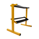2 Tier Dumbbell Rack for Dumbbell Weights Storage - Rear View
