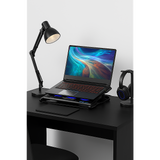 Laptop Cooling Pad with Adjustable Fan Stand – Fits 11