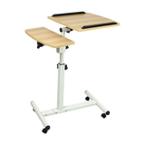 Computer Desk Home Folding Adjustable Removable Laptop Notebook Working Table - 45-Degree Angle