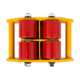 Heavy Duty Machine Dolly Skate Machinery Roller Mover Cargo Trolley 6T - 45-Degree Angle